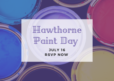 Hawthorne Paint Day