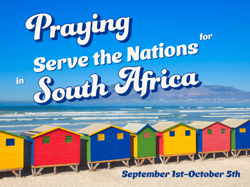 Prayer for South Africa - Crestwood Vineyard