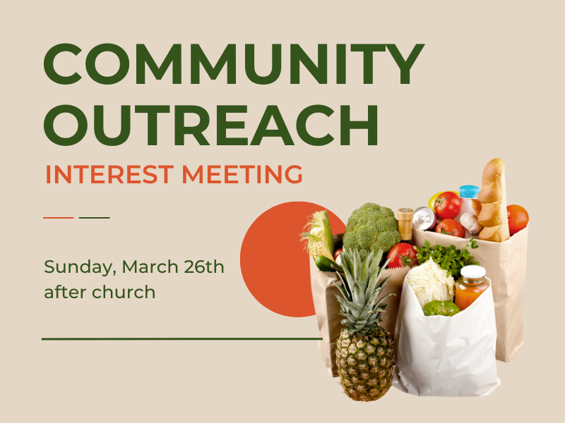 Community Outreach Interest Meeting