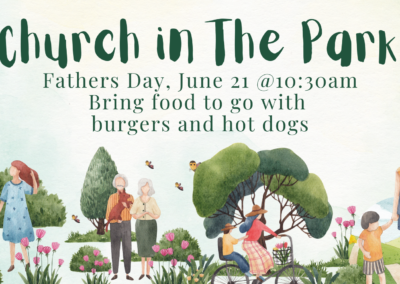 Father’s Day Church in the Park